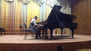 Двухголосная инвенция си бемоль мажор/B-dur  И.Бах.