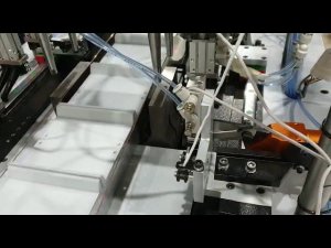 Автоматический станок припайки резинок к маске 80+шт в мин