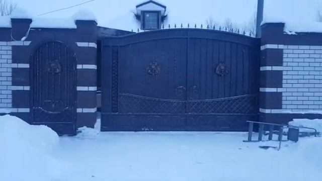 Кованные ворота Рязань. Художественная ковка смотреть онлайн