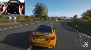 BMW M4 GTS -Forza Horizon 4 PXN V9 Steering Wheel GamePlay+ Shifter