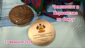 Краснодар - Третий день Чемпионата и Первенства Краснодарского края по боксу - 27 февраля 2024 г.