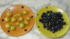 Компот из алычи, яблок и терна