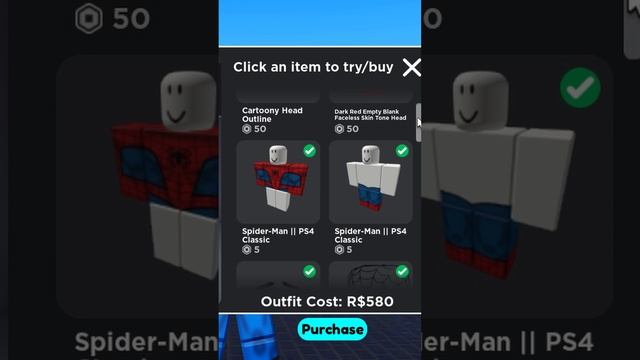 Roblox Cosplays: Spider-Man