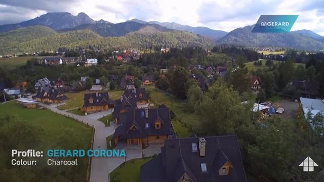 Композитная черепица GERARD Corona Shake в Закопане смотреть онлайн