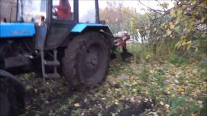 Мтз-82.1 + КПШ-2 безотвальная обработка почвы