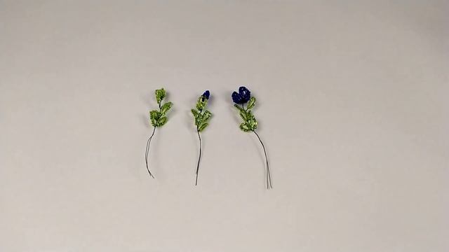 Цветы из бисера. Весенний букет. Мастер класс. Пошаговый мк для начинающих смотреть онлайн
