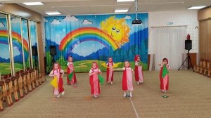 Танец "Ах,платочки", средняя группа, МАДОУ 3