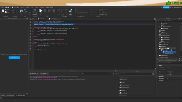ROBLOX Studio | ASTA'S ANTI MAGIC SWORD смотреть онлайн