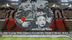 Tifo legia warsaw in Ultras game ???