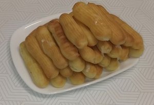 Заварные пальчики со сгущенным молоком