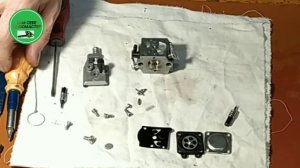 Регулировка карбюратора китайской бензопилы.