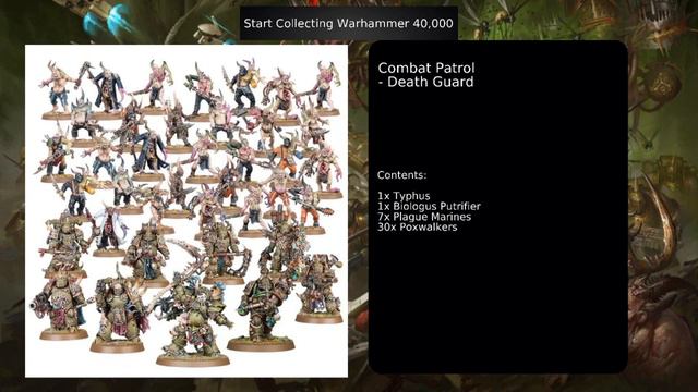 Start Collecting Warhammer 40,000 10th Edition: Death Guard - Combat Patrol смотреть онлайн