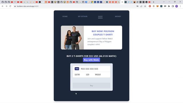 Checkout Experience: Square Checkout API + Metamask Crypto Payments смотреть онлайн
