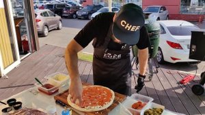 ПИЦЦА В УГОЛЬНОМ ГРИЛЕ GREEN KAMADO