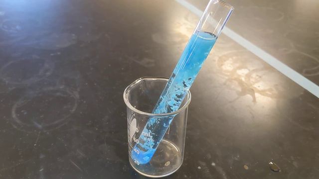 Adding HCl solution to (CuSO4 + NH3) solution