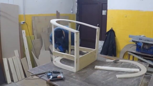 Кресло полукруглое сборка каркаса. смотреть онлайн