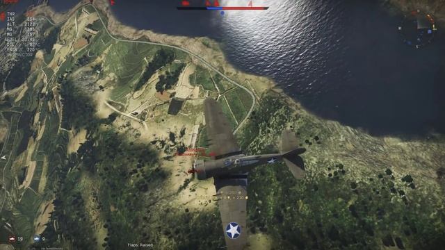 War Thunder - P-36G Hawk смотреть онлайн