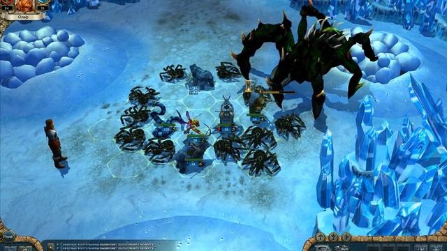 King's Bounty: Воин Севера.Паук босс.без потерь,невозм. ур. смотреть онлайн