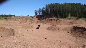 Квадроцикл Patron Sсaner / Патрон Сканер 250 на карьерах. часть 5