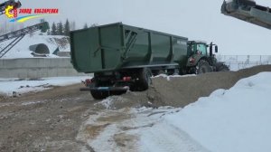 Тракторный прицеп самосвальный DT-40 (ТСП-39). Тяжеловоз.