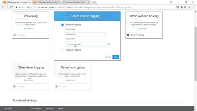 Demo: Capture and Store S3 Static Website Access Logs смотреть онлайн