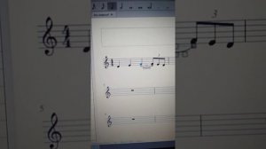 Набор нот в MuseScore 3. Как залиговать четвертную и триоль