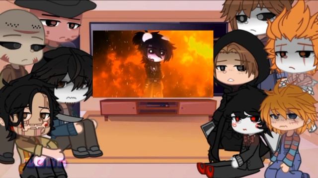 ?Slashers react? -lazy- •2/3•3/3 ~some errors~ смотреть онлайн