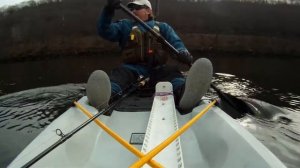 Kayak fishing test with Fish n' Dive