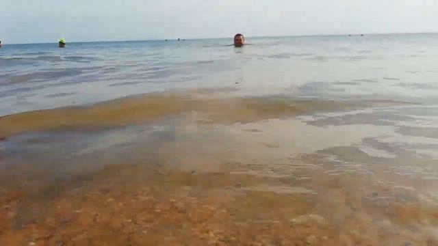 Витязевская Коса 2019 Песчаный пляж Чёрное море Погода