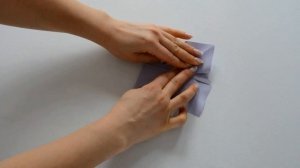 Как сделать цветок из бумаги. Фиалки  #оригами How to make a flower out of paper. Violets # origami