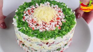 Идеальный Салат с Крабовыми палочками