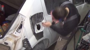 ремонт крыла рено сандеро