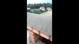 Постройка кирпичной трубы, дымохода