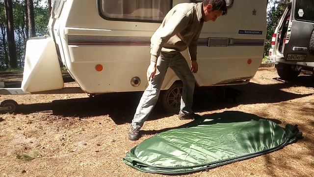 как сложить душ туалет палатку. смотреть онлайн