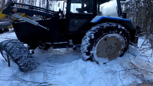 Бензопилы под МТЗ. Сезон ЗИМА!  или ОДИН ДЕНЬ В ЛЕСУ взгляд со стороны!