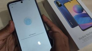 Redmi Note 10T 5G как установить блокировку отпечатком пальца на телефоне Redmi Note 10T 5G