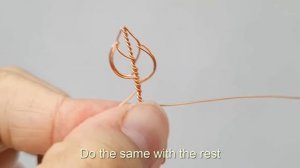 The leaf | Pendant | Earring | don't use stone | How to do | Simple | DIY 601