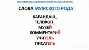 Урок № 1. РОД в русском языке / RUS TILIda rodlar #rustili #uzbek #род #newvideo #видеоурок #русски