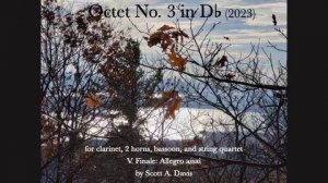 Octet No. 3 in D flat: V. Finale (Allegro assai) by Scott A. Davis