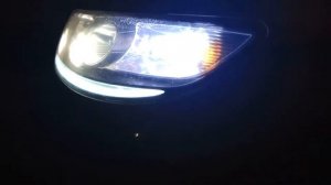 Подсветка зоны поворота санта фе