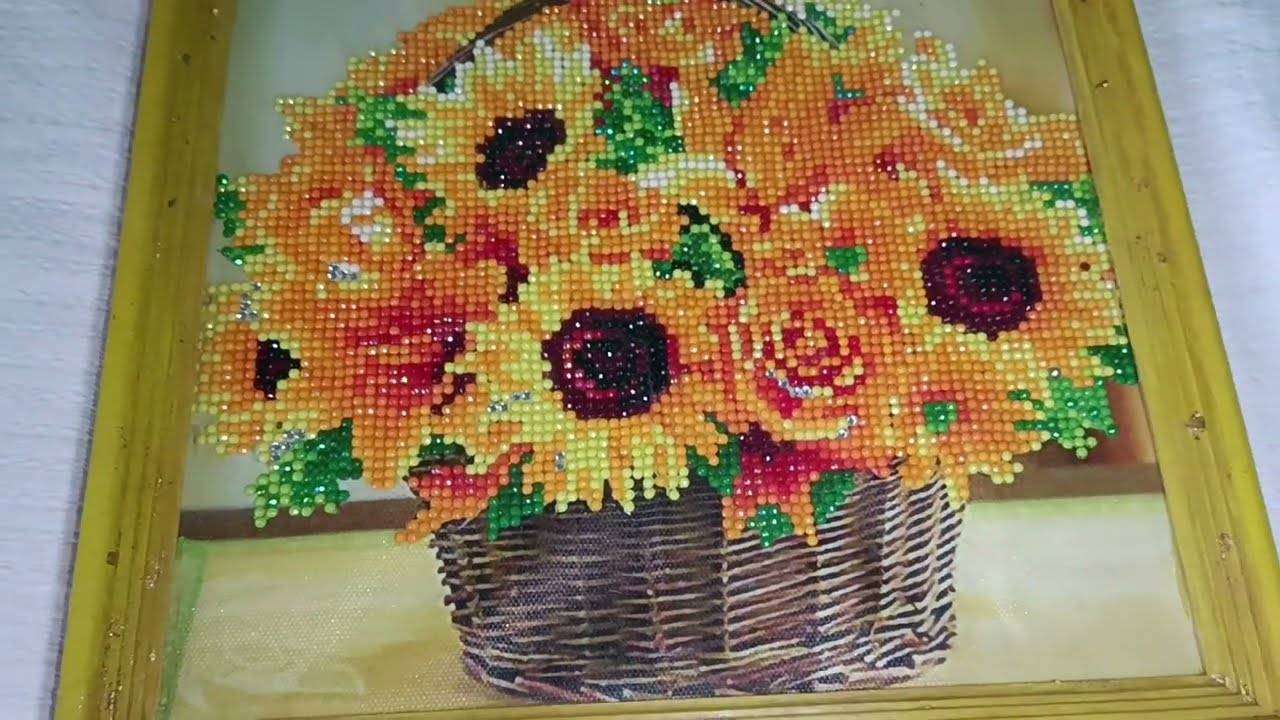 Цветочные сюжеты моих алмазных картин.
