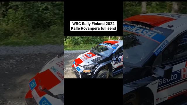 Kalle Rovanpera flat out fullsend WRC Rally Finland 2022 #rally #wrc #rallye #fullsend