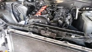 B8.5 Audi A4 Proj. DIY Remove Entire Front End, Radiator & its Frame & Drain the Coolant & Oil