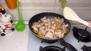 ВКУСНЫЙ УЖИН ЗА 20 МИНУТ! Филе индейки с овощами.