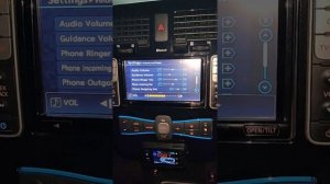 Nissan лиф настройка магнитолы