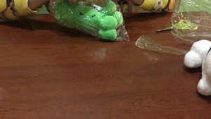 Посылка из Китая с мягкими игрушками Майнкрафт распаковка