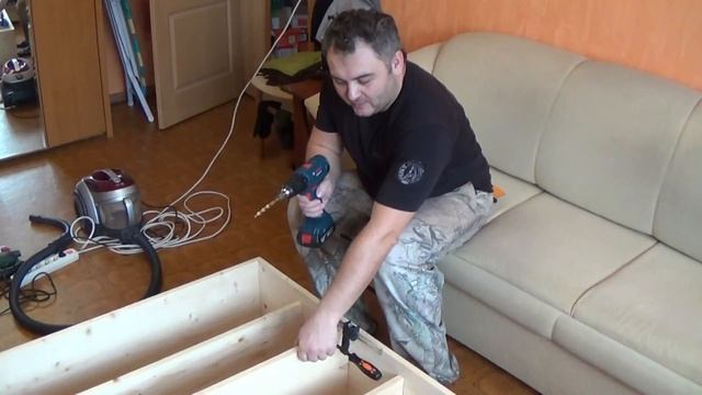 Комод для обуви своими руками из мебельного щита. смотреть онлайн