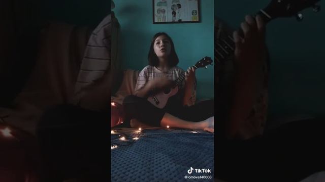 Айскрин Между нами километры cover на укулеле