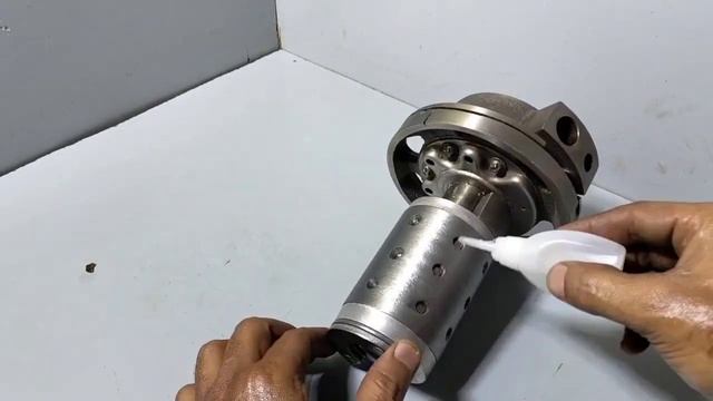 I turn aircondition compressor into 235v 10000w free electricity generator