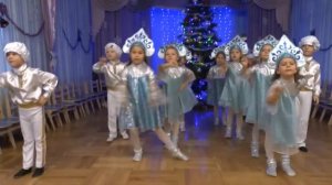 Утренник "Новый 2017 год. Танец " Зимушка - зима'" Старшая группа детсада № 160 г. Одесса 2016